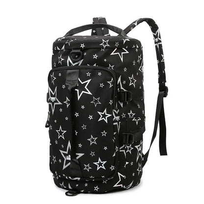 Gym Travel Carry on Duffel Bag Womens Mens with Shoes Compartment and Wet Pocket for Plane Sport Swimming Yoga Hospital Holdalls