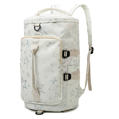 Gym Travel Carry on Duffel Bag Womens Mens with Shoes Compartment and Wet Pocket for Plane Sport Swimming Yoga Hospital Holdalls