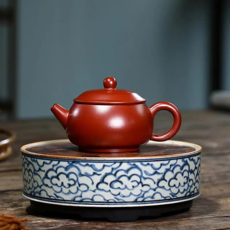 Dahongpao Yurun Purple Clay Pot, Zisha Teapot, Handmade Kung-Fu TeawarePurple Drinkware for Puer Green, Black Janpan Kettle