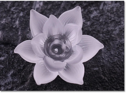 Colored glaze white lotus incense Stove Creative aromatherapy Zen incense burner