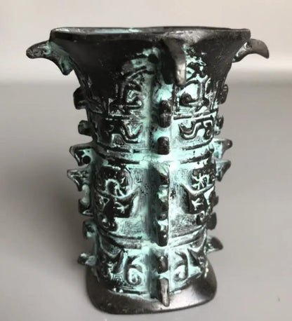 China bronze archaize vase crafts statue