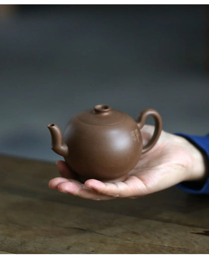 undressed ore recommended old han GongChun purple clay 280 ml of pure handmade ceramic tea-pot note in the spring