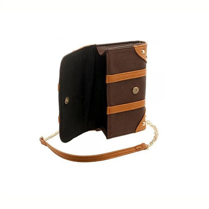 Women Chain Bag PU School Badge Wallet Package Collectibles Shoulder Bag Handbags Birthday Halloween Christmas Gift