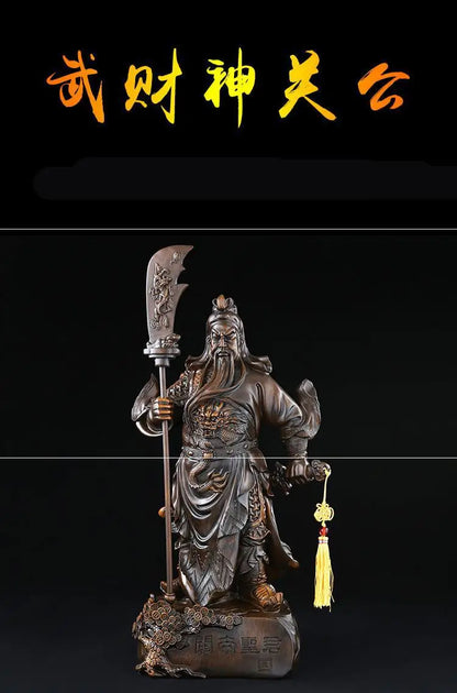 The second Lord Guan are decorated by Lord Guan. The Guanyu shop is dedicated Buddha statue of Lord Guan
