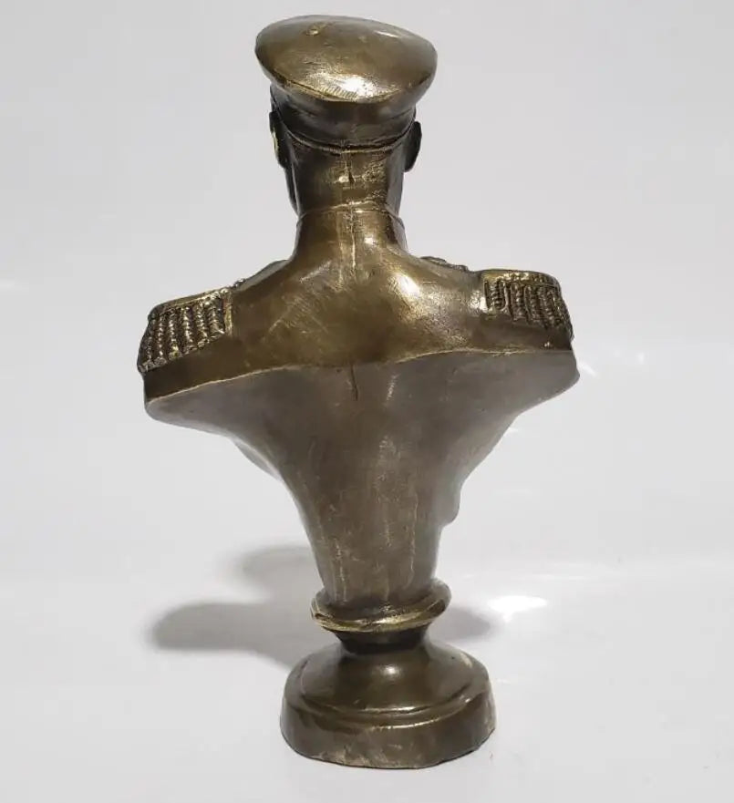 Brass Nakhimov Head portrait crafts statue