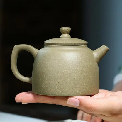 Zisha Teapot, Yixing Handmade Pot, Kung-Fu Teaware, Purple Clay Drinkware for Puer Green and Black