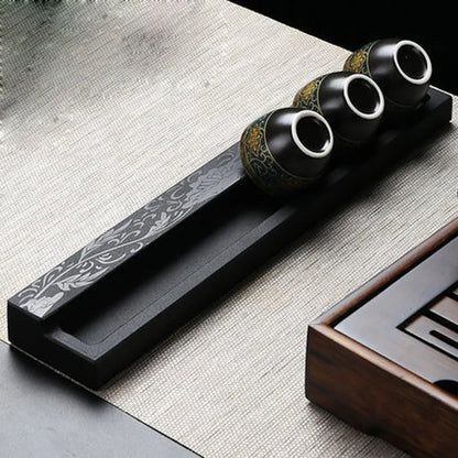 Wu Jin Shi Tea Cup Storage Drain Rack, Portable Cup Holder, Kung Fu Puer Tea Set, Ceremony Accessories, Tools, Teaware