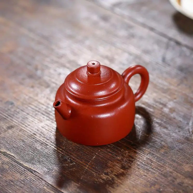 Dahongpao-Handmade Zisha Teapot with Moral Clock, Kung-Fu Teaware, Purple Clay, Drinkware for Puer, Green, Black