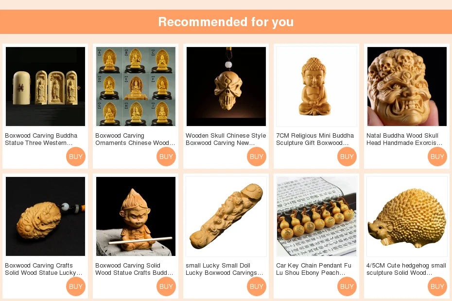 8CM Gourd Longevity God Figurines Collection Wood Staute Pendant Boxwood Carving Handicraft Birthday Present