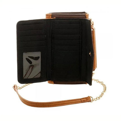 Women Chain Bag PU School Badge Wallet Package Collectibles Shoulder Bag Handbags Birthday Halloween Christmas Gift