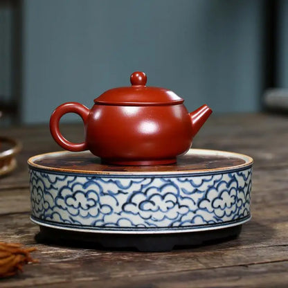 Dahongpao Yurun Purple Clay Pot, Zisha Teapot, Handmade Kung-Fu TeawarePurple Drinkware for Puer Green, Black Janpan Kettle
