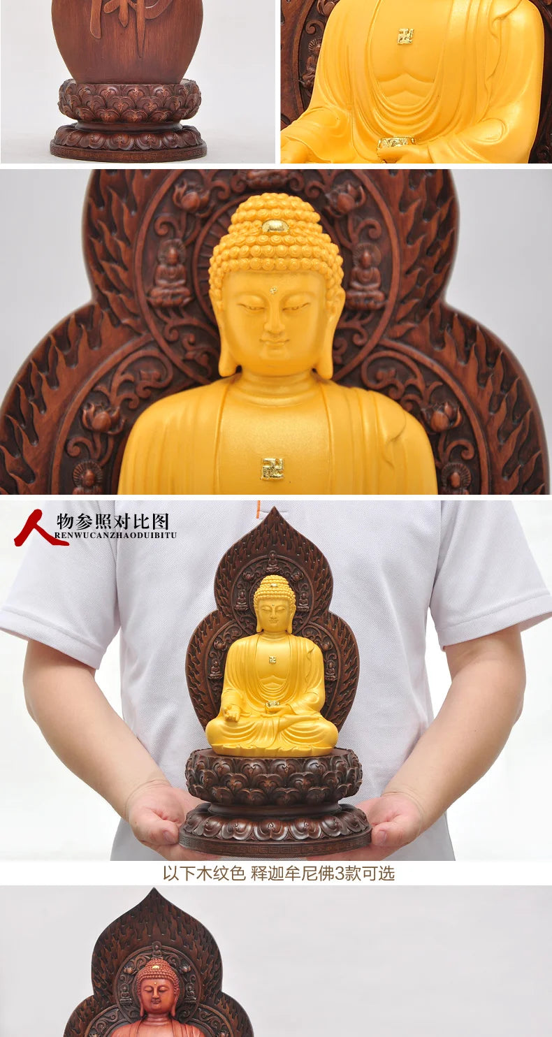 Resin avalokitesvara porch buddhist temple consecrate Buddha sitting room store household adornment handicraft TV ark shiva