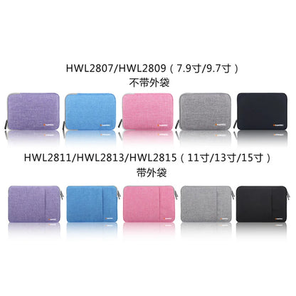 HAWEEL 15 13 11 inch Sleeve Case Zipper Briefcase Carrying Bag for iPad  iPad Pro  Galaxy Lenovo Sony 15 13 11 inch Tablets
