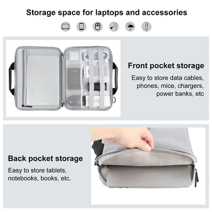 HAWEEL Laptop Bag 14 15 inch Waterproof Notebook Case Sleeve For Macbook Air Pro Sony DELL Computer Shoulder Handbag Briefcase