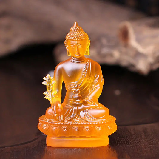 HOME FAMILY Patron saint God # OFFICE Company SHOP CAR TOP Efficacious BLESS GOOD LUCK the Medicine Buddha FENG SHUI ART statue