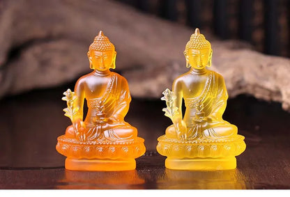 HOME FAMILY Patron saint God # OFFICE Company SHOP CAR TOP Efficacious BLESS GOOD LUCK the Medicine Buddha FENG SHUI ART statue