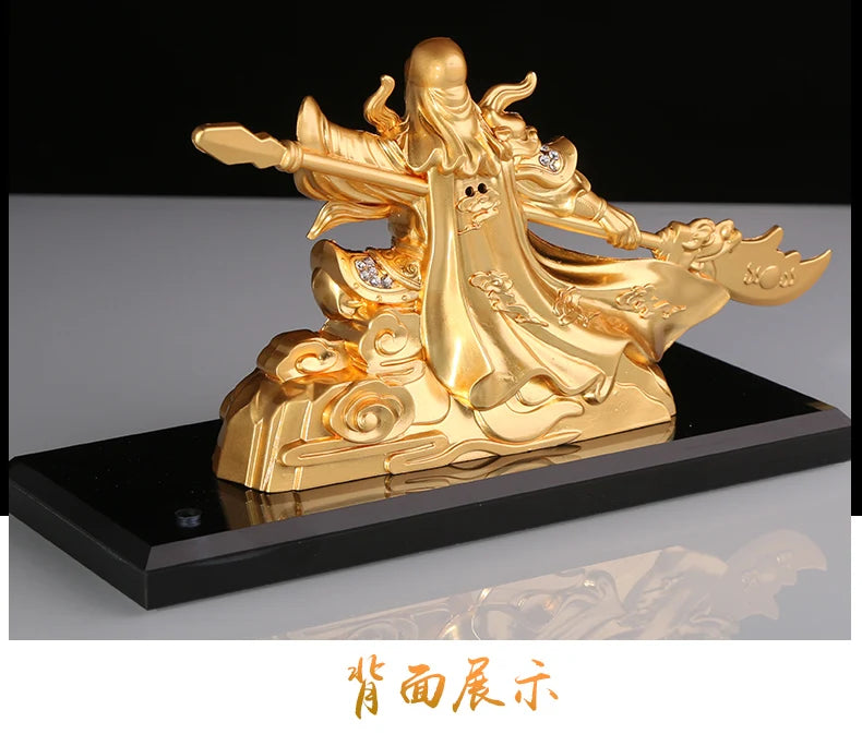 HOME OFFICE Company SHOP CAR Efficacious Money Drawing thriving business Diamonds GUAN GONG God of Wealth FENG SHUI BRASS statue