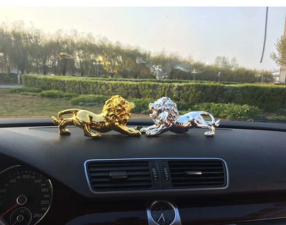 HOME OFFICE company SHOP CAR TOP COOL Good Efficacious Talisman Money Drawing good luck Golden lion FENG SHUI brass statue