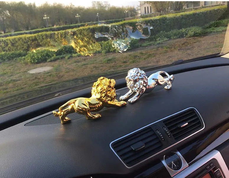 HOME OFFICE company SHOP CAR TOP COOL Good Efficacious Talisman Money Drawing good luck Golden lion FENG SHUI brass statue