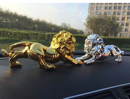 HOME OFFICE company SHOP CAR TOP COOL Good Efficacious Talisman Money Drawing good luck Golden lion FENG SHUI brass statue