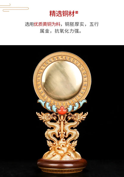 HOME shrine altar worship exorcise evil spirits Buddhism safe protection  Guanyin Buddha COPPER Dragon ZHUN TI JING Collimator
