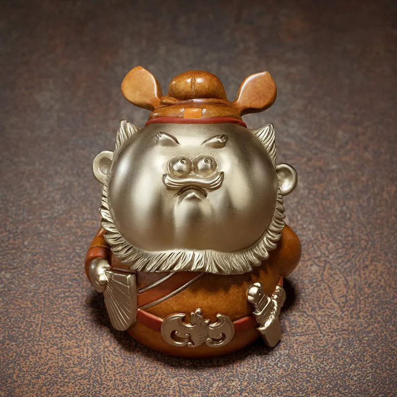 HONG KONG Asia HOME Store Talisman Mascot TIAN SHI ZHONG KUI Exorcism bring Good luck Bless family bronze carving statue