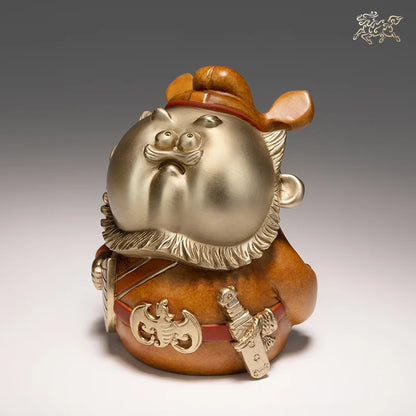 HONG KONG Asia HOME Store Talisman Mascot TIAN SHI ZHONG KUI Exorcism bring Good luck Bless family bronze carving statue