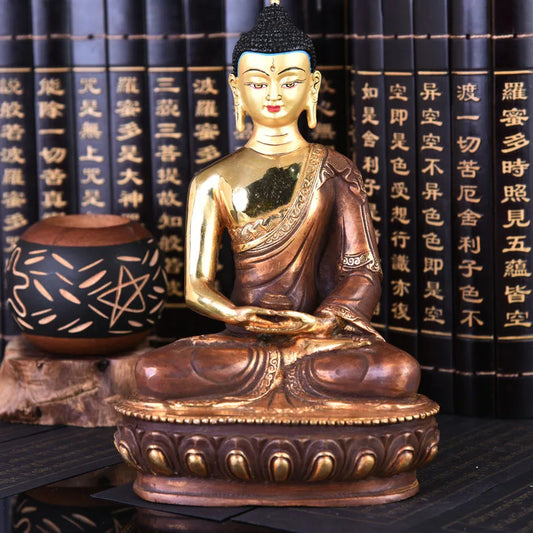 HOT SALE  Buddhist supplies # HOME Talisman efficacious Protection # Tibetan Nepal Buddhism Buddha gilding bronze statue