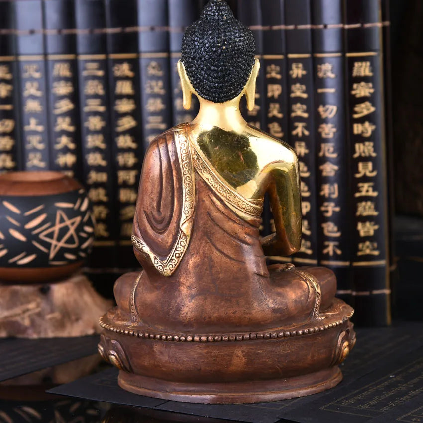 HOT SALE  Buddhist supplies # HOME Talisman efficacious Protection # Tibetan Nepal Buddhism Buddha gilding bronze statue