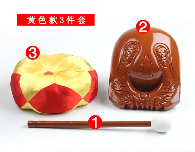 HOT SALE HOME Temple Taoism Buddhism believer chanting scriptures Buddhist Articles Instrument Pray Muyu wooden fish knocker