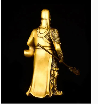 HOT SALE # HOME shop TOP Efficacious Mascot Talisman Money drawing wealth fortune GOD GUAN GONG -Good luck FENG SHUI statue