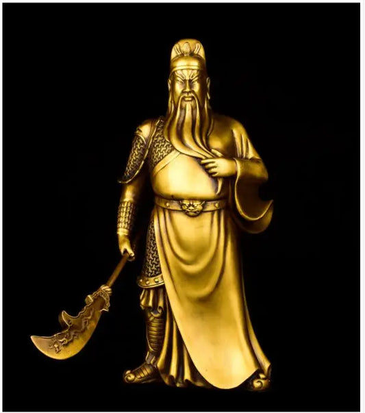 HOT SALE # HOME shop TOP Efficacious Mascot Talisman Money drawing wealth fortune GOD GUAN GONG -Good luck FENG SHUI statue