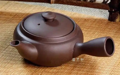 Yixing Zisha Teapot Handmade Purple Mud Pot Kung Fu Green Tea Da Hong Pao The Long Handle Pot with Filter Teaware Free Shipping
