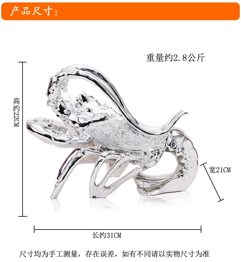 European modern wine wedding present household items furnishing articles lobster decorations  wine rack barware