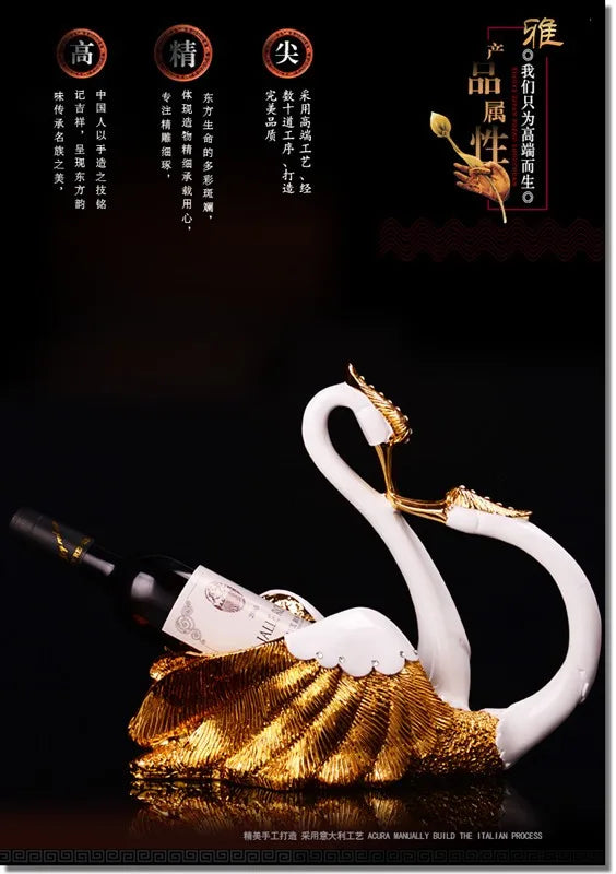 European modern wine wedding present household items furnishing articles decorations dolphins wine rack barware