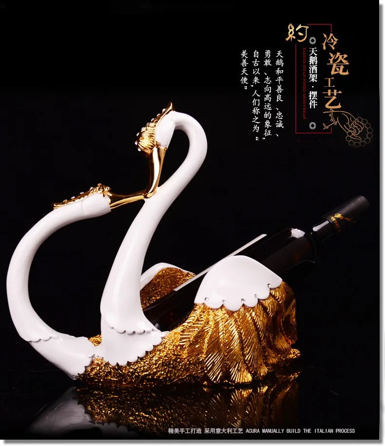 European modern wine wedding present household items furnishing articles decorations dolphins wine rack barware