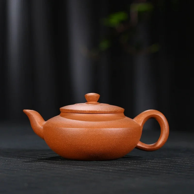 200ml Teaware Pot With A Purple Sand Pot Yixing Original Mine Authentic Famous Full Hand Teapot Slope Teapot Slush Han Bian Pot