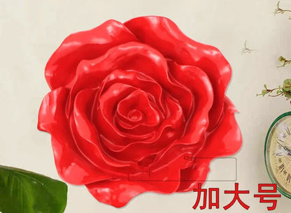 Free shipping Roses wall hang adorn  wall three-dimensional fashion wall stickers  family decorates  wall sticker