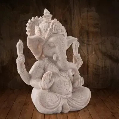 Resin Ganesha sandstone handicraft, the Buddha Statue of southeast Asia, the Indian elephant nose god of wealth buda effigy