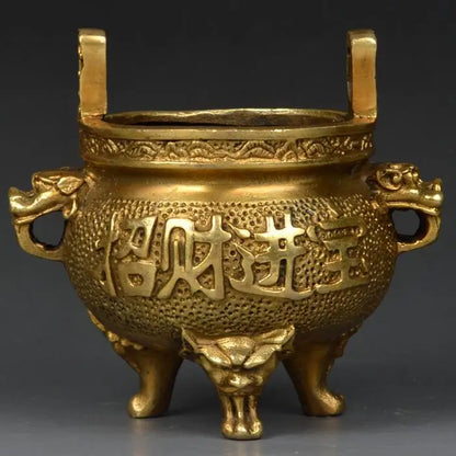 Small size, censer, pure copper incense burner, Buddha activities, arts and crafts, Home Furnishing Ornaments, Feng Shui~