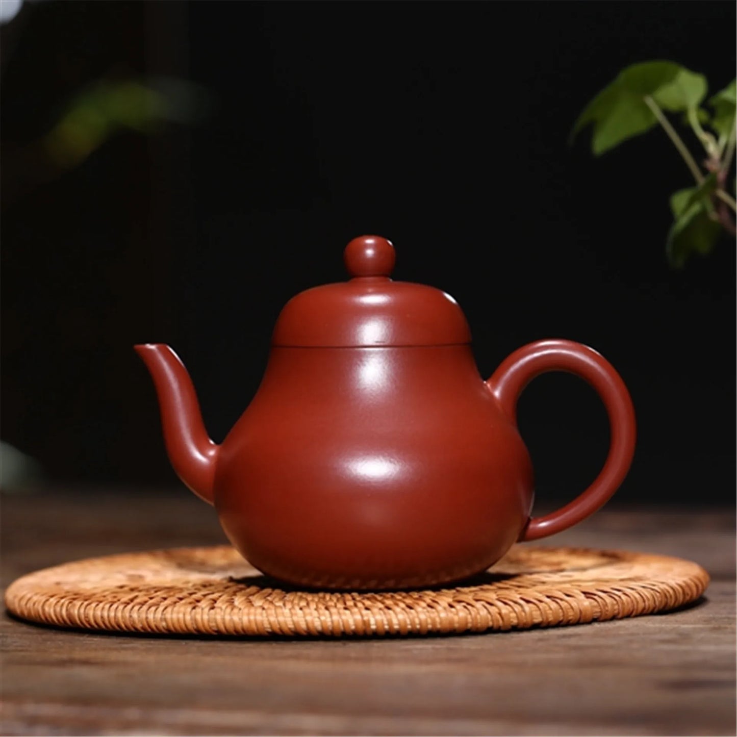 Chinese Kongfu Tea Pots, Big Red Huge Mud Siting Teapot, Clay Pot, Yixing Purply, 170ml