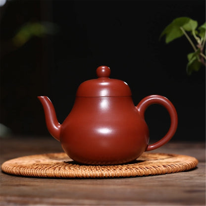 Chinese Kongfu Tea Pots, Big Red Huge Mud Siting Teapot, Clay Pot, Yixing Purply, 170ml