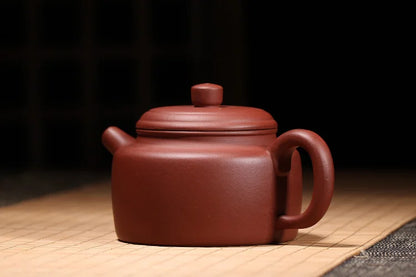 250ml Free Shipping Yixing Purple Clay Teapot German Clock Pot Chinese Raw Ore Clear Cement Zisha Tea Pots