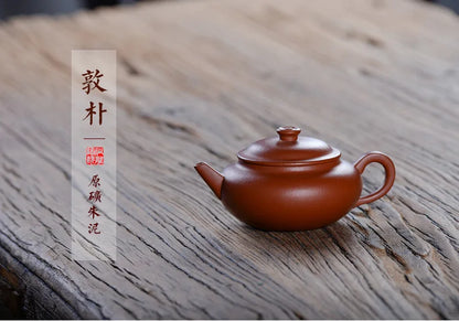 160ml Yixing original mine Zisha tea pot famous master pure manual purple mud tea pot Kung Fu tea kettle tea gift set Genuine