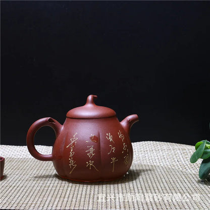 300ml Wholsale Yixing Genuine Handmade Purple Clay Pumpkin teapot Creative Chinese Kung Fu Zisha Tea Pot Gift Box Free Shipping