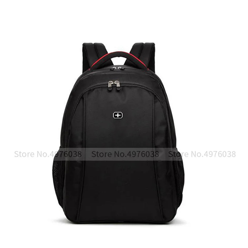 black bagpack men bag mochila swiss backpack Travel rugzak TOURIST GEAR business 15.6 inch laptop backpack men mochila escolar