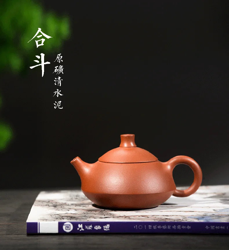 120ml Yixing Purple Clay Teapot Oolong Tea Puer Tea Mini Pot Kung Fu Teapot Original Mine Authentic Famous Handmade Tea Set