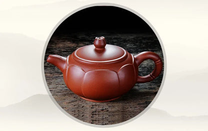 Special offer authentic Yixing teapot handmade raw clear water mud Magnolia pot  Kung Fu Zisha teapot Free