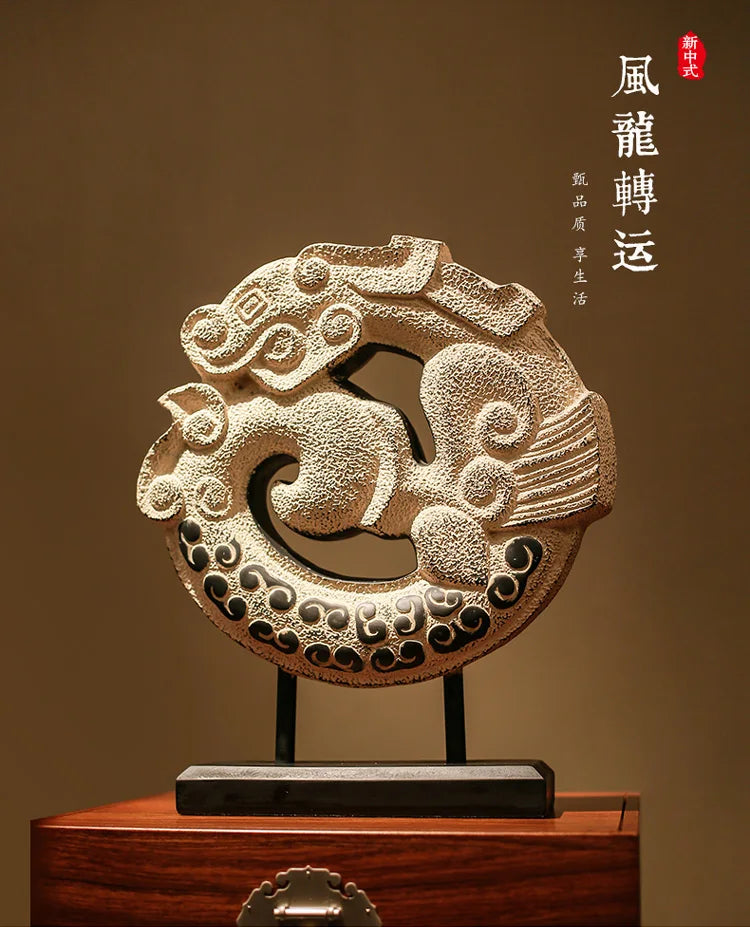 Chinese Antique Home accessories Decoration Flying dragon good luck Dragon wall