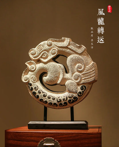 Chinese Antique Home accessories Decoration Flying dragon good luck Dragon wall